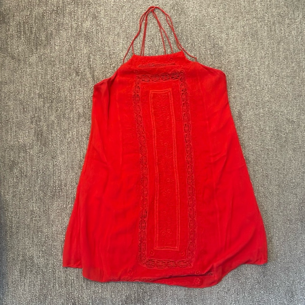Alice and Olivia red dress